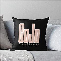Elegant Feather Cody Johnson Art Throw Pillow