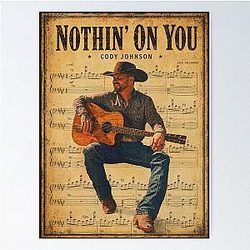 Nothin' on You - Vintage Country Guitar Art Poster