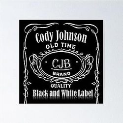 Cody Johnson - Black and White Label Album 2011 Poster