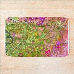 Vintage World Map Bath Mat