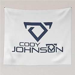 Vintge World Map Cody Johnson Tapestry