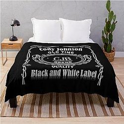 Cody Johnson - Black and White Label 2011 Throw Blanket