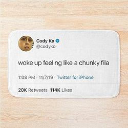 Cody Ko bathroom mat
