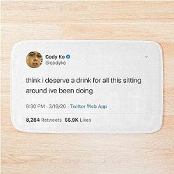 Cody Ko bathroom mat