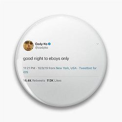 Cody Ko tweets Pin