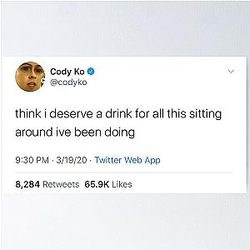 Cody Ko tweet Poster -> Cody Ko Poster