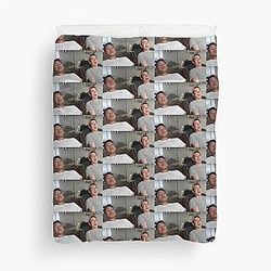 Cody Ko and Noel Miller Cringing Really Hard Duvet Cover