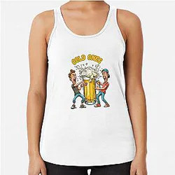 Cold Beer Racerback Tank Top