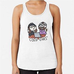 Cold One Doodle Racerback Tank Top