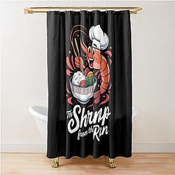 Cold Shrimp Fried Rice Shower Curtain
