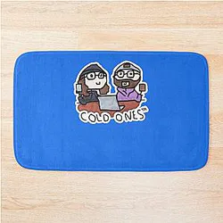 Cold One Doodle Classic T-Shirt Bath Mat