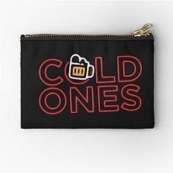 Cold One Banner Zipper Pouch