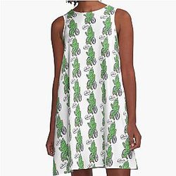 I'm Cucumber Joe! A-Line Dress