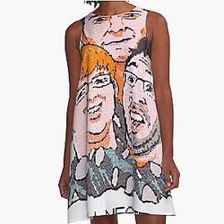 Wild KECKTRIO appeared! Cool Shirts Cold Ones t-shirt (REPRODUCTION) A-Line Dress