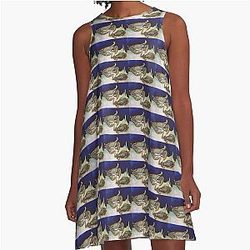 Rat Face, Let's go for a Cold One A-Line Dress