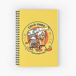 Cold ones With Chad Spiral Notebook