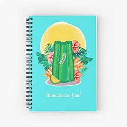 Send the cold ones Spiral Notebook