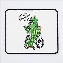 I'm Cucumber Joe! Cool Shirtz Cold One Mouse Pad (REPRODUCTION)