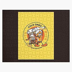 Cold Ones With Chad Classic T-Shirt Jigsaw Puzzle