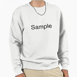 Cold Sample Text Pullover Sweatshirt