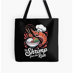 Cold On The Shrimp Fried Rice All Over Print Tote Bag