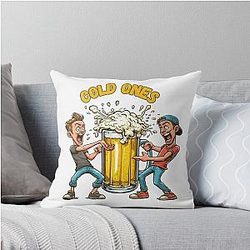Cold Beer Throw Pillow