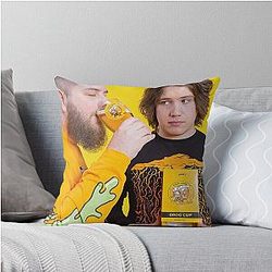 Cold Ones With Chad and Max Throw Pillow
