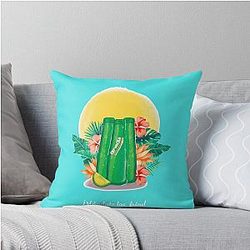 Send the cold ones Throw Pillow