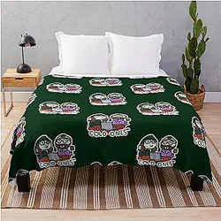 Cold Doodle Throw Blanket