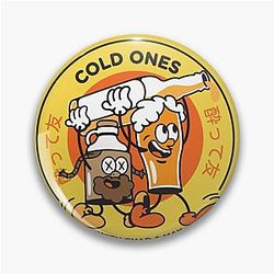 Cold Ones With Chad Classic T-Shirt Pin