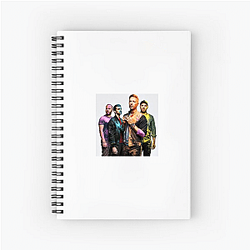 Coldplay Merchandise For Fans Coldplay Notebook