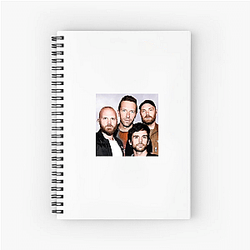 Coldplay Merchandise Coldplay Notebook