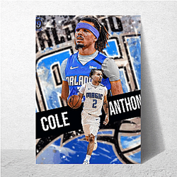 Cole Anthony is a professional basketball player Cole Anthony Posters