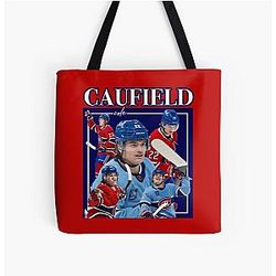 Cole Caufield Retro Design Tote Bag