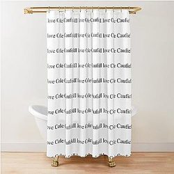 I love Cole Caufield Shower Curtain