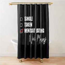 Mentally Dating Cole Caufield Shower Curtain
