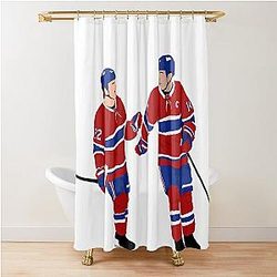 Cole Caufield & Nick Suzuki Shower Curtain