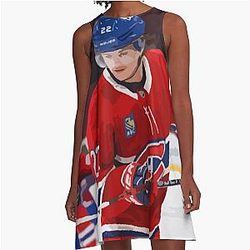 Cole Caufield Paints A-Line Dress