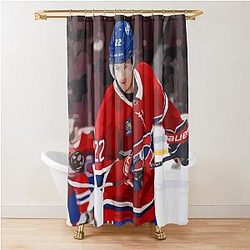 Cole Caufield Painting Shower Curtain
