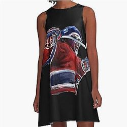 Cole Caufield inspired Habs hockey player A line Dress