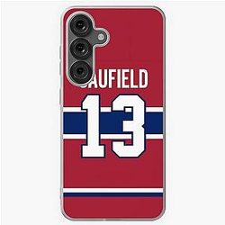 Montreal Canadiens Cole Caufield Home Jersey Phone Case Samsung Galaxy Soft Case