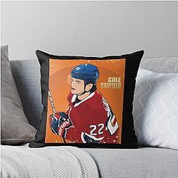 Montreal Hockey Cole Caufield Throw Pillow