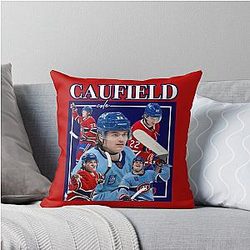 Cole Caufield Throw Pillow