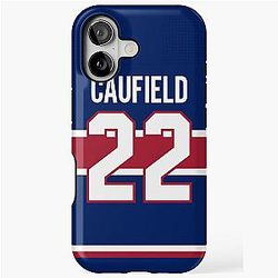 Montreal Canadiens Cole Caufield 2020 Jersey Back Phone Case iPhone Case