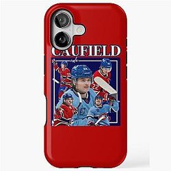 Cole Caufield Retro Design iPhone Case