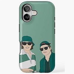 Jack Hughes and Cole Caufield iPhone Tough Case