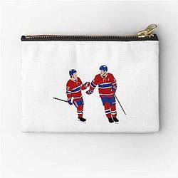 Cole Caufield and Nick Suzuki Pouch