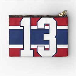 Cole Caufield New Jersey Zipper Pouch