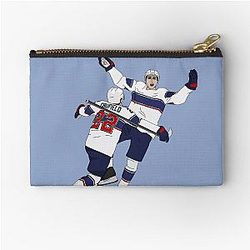 Luke Hughes & Cole Caufield Zipper Pouch