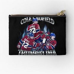 Cole Caufield Retro 90s Inspired Hockey Shirt Pouch